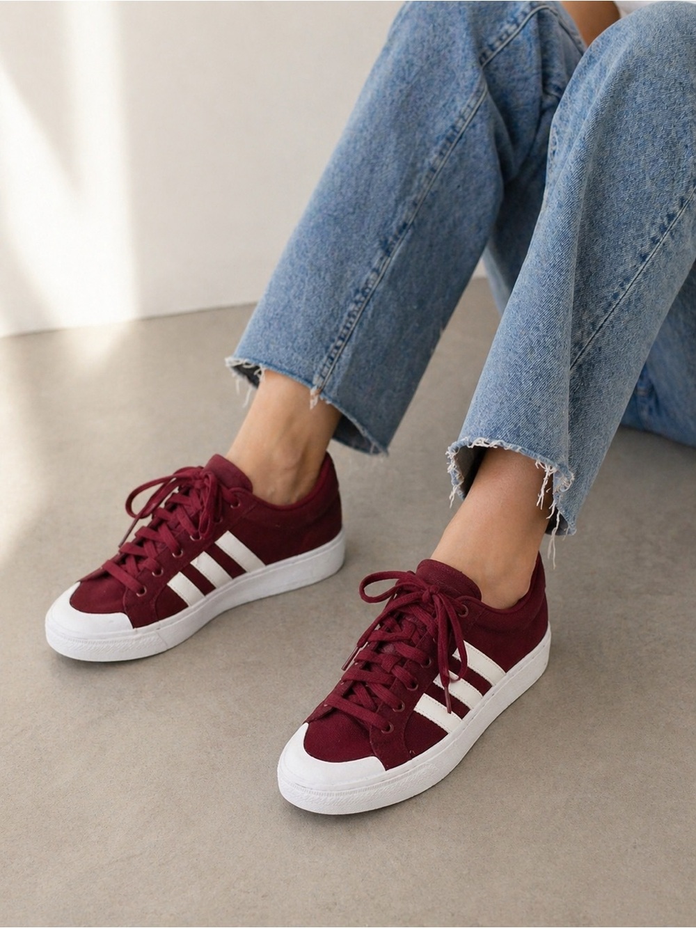 Adidas Women’s Bravada Platform | Burgundy | 9.5
